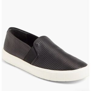 Vince Women’s 9.5 Blair Slip On Sneaker Black Leather